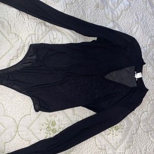 Blue See Through Bodysuit